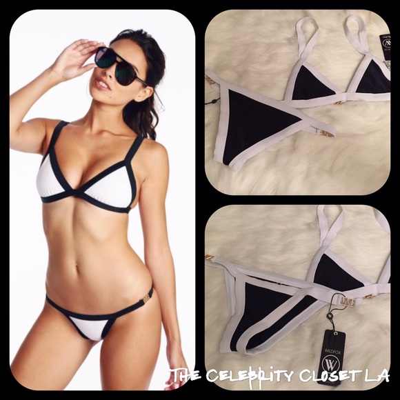 Wildfox Other - **SALE! Wildfox back and white trim bikini set