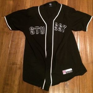 Stussy button down jersey