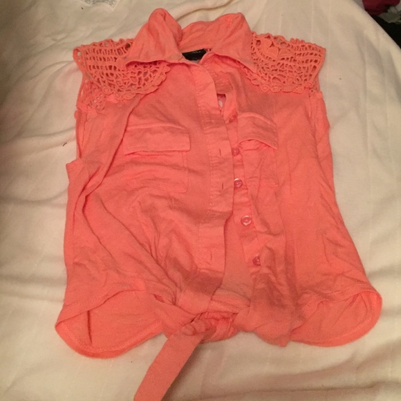 Orange tank top
