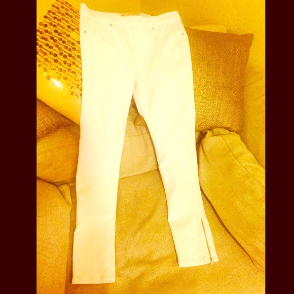Zara Premium Denimwear Collection Jegging in White