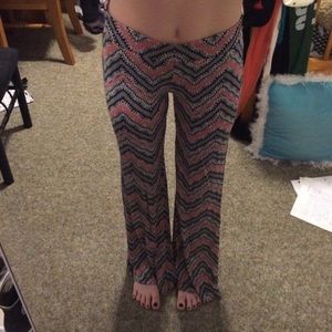 Printed flare pants