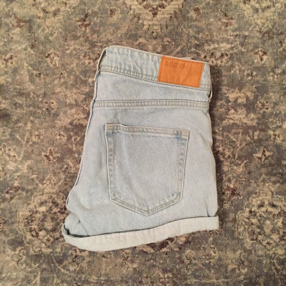 Denim shorts