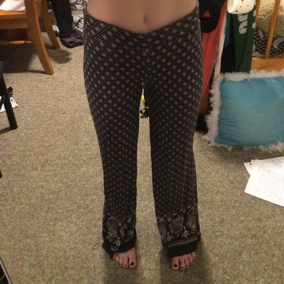 Printed Flare Pants