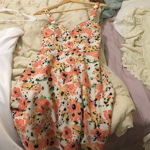 Flower Print Dress