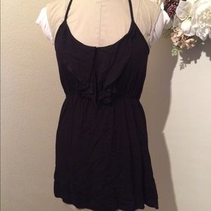 Full Tilt Racerback Black Mini Ruffle