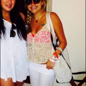 Great crochet cover up!