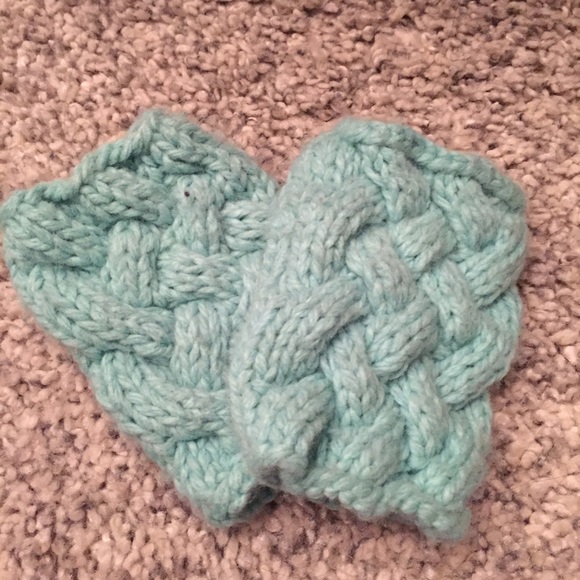 Knit hand warmers!