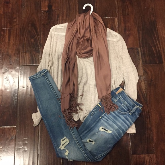 Brown scarf