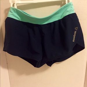 Reebok stretch training shorts.