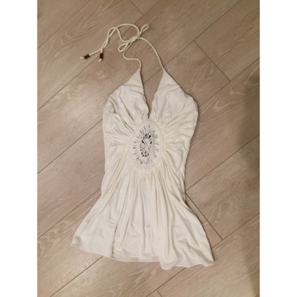Sky Tops - White Sky Luxury top in size small.