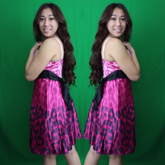 Leopard pink dress - Picture 3 of 4