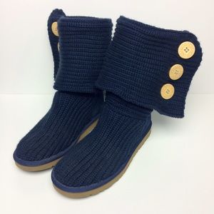 Classic Cardy Navy Ugg Boots