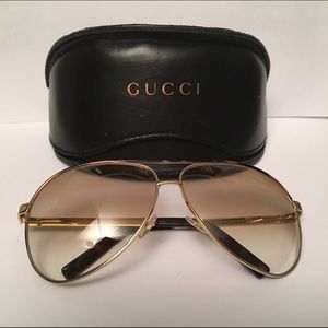 Gucci Aviator Sunglasses with orig. case & cloth