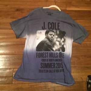 JCole concert tee shirt