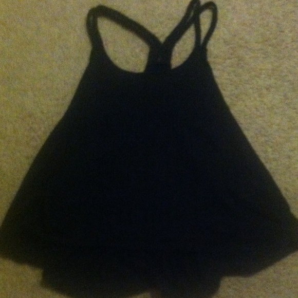 Black tank top