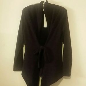 Front Tie Lightweight Sweater