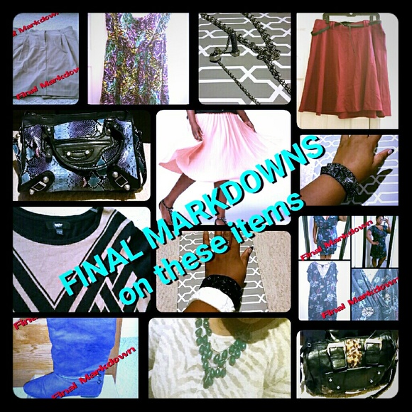 FINAL MARKDOWNS - Closet Clean up!