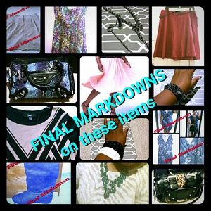 FINAL MARKDOWNS - Closet Clean up!