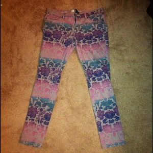 Printed Skinny Jeans