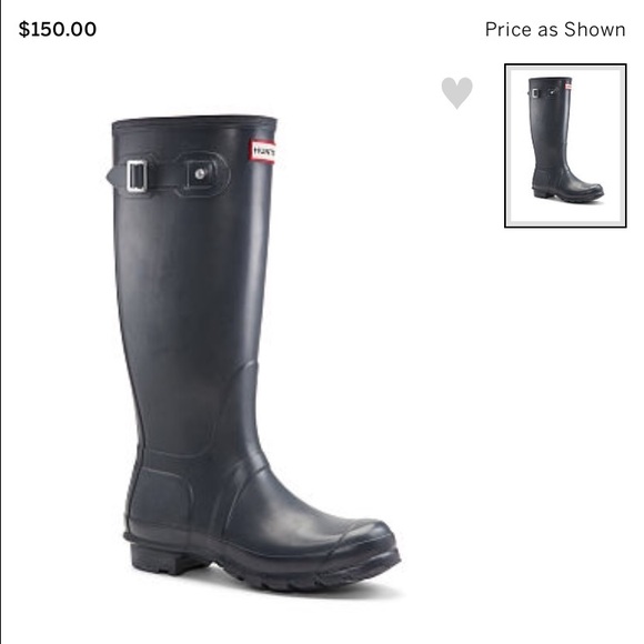 Black Hunter Boots barely worn!