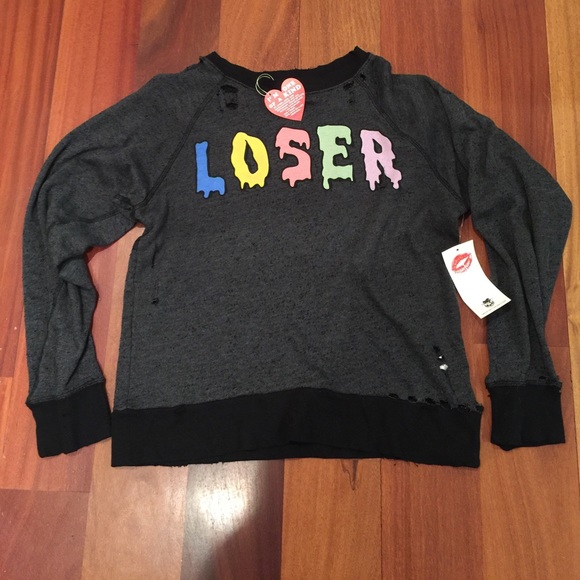 ✨SOLD✨ NWT Wildfox "Loser" jumper