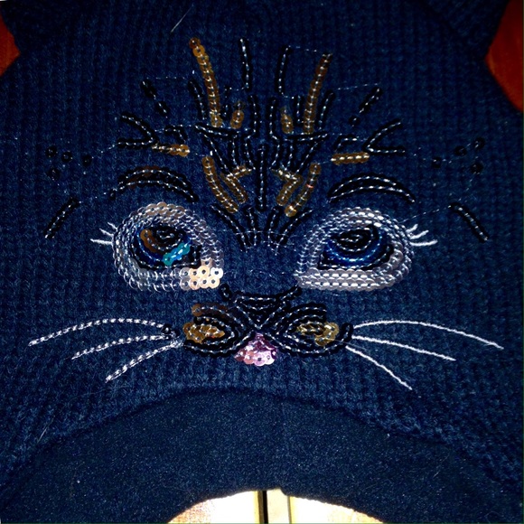 Sequin cat toboggan - Picture 2 of 3