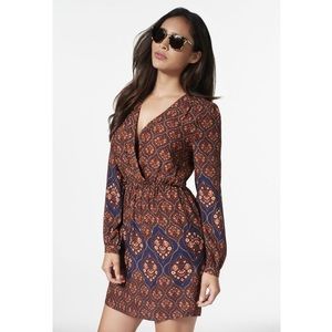 🔥NWT JustFab Woven Wrap Dress