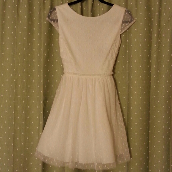 Teeze Me Ruffle Polka-dot Dress