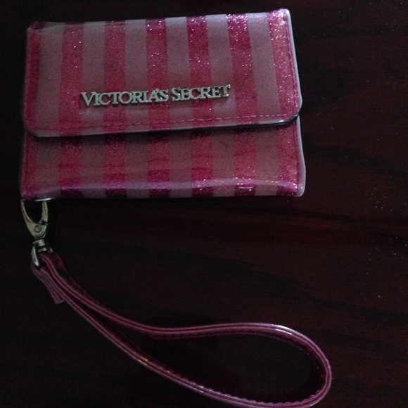 Vitoria secret wristlet wallet 4 1/2" x 3 1/2"