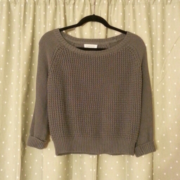 Forever 21 Cable-knit Cropped Sweater