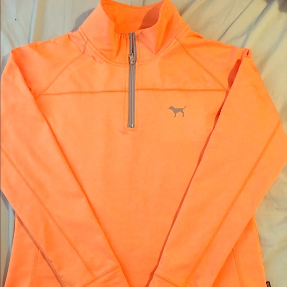 PINK- half zip work out sweater