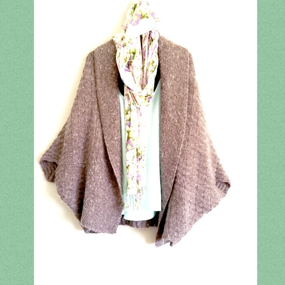 Jennifer Lopez Sweaters - Wool Blend Poncho/Sweater