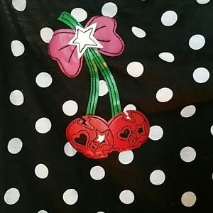 Skull cherries tube top