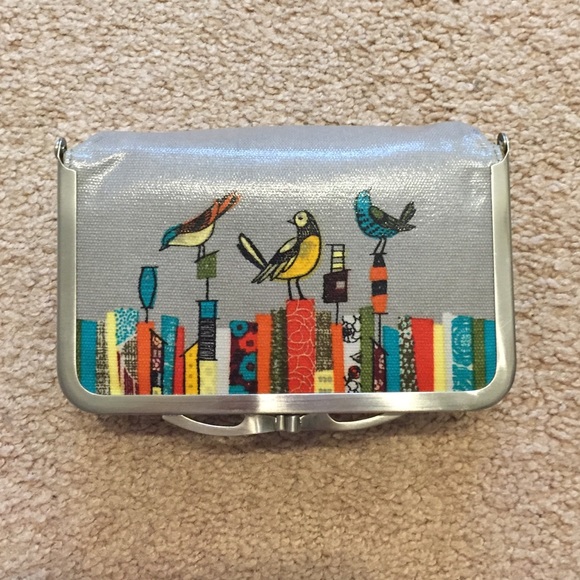 Fossil makeup case with mirror