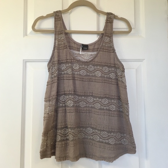 NWOT Sparkle & Fade tank