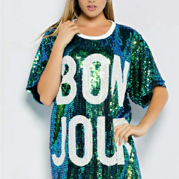Bonjour shirt Dresses