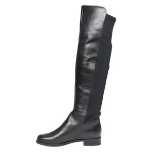 Aldo tall leather paneled riding boots