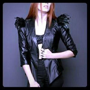 Lip Service Disco Killer sequin pvc jacket