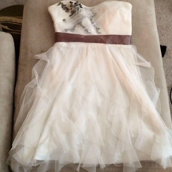 White Graduation Dress