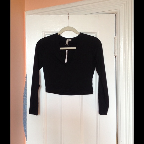 ASOS Deep Plunge Crop Top