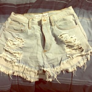 Gypsy warrior high waist shorts