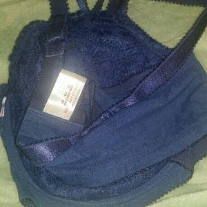 Navy blue bra