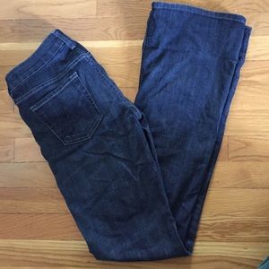 7 for All Mankind 'A pocket' flare dark wash jeans