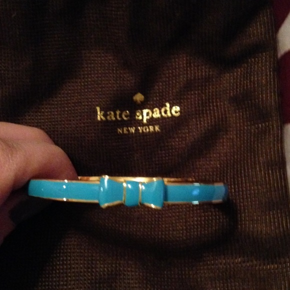 🎉HP🎀 Kate spade teal take a bow bangle