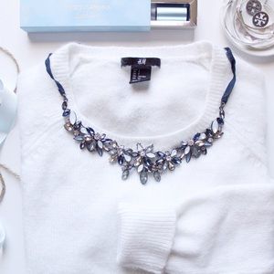 H&M Off-White Angora sweater