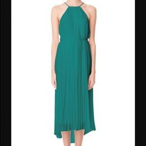 Tibi Simone Silk Pleated Dress