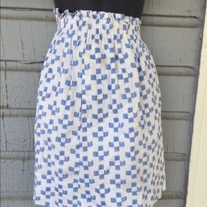 Madewell patterned skirt