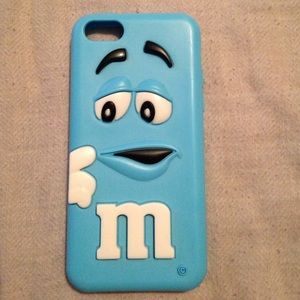 iPhone 5c blue m&m