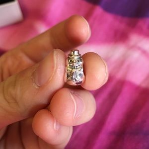 Snowman pandora charm