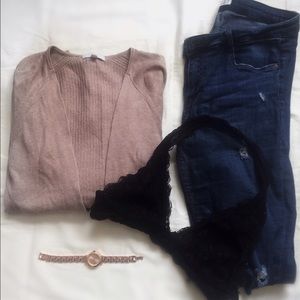 Light brown loose Gap cardigan